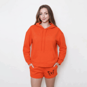 Hoodie Orange Women's
