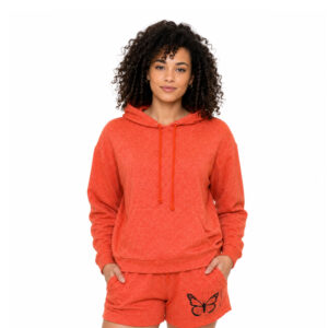 Hoodie Orange Women's