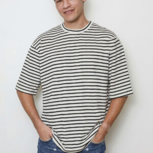 Fixed Strip Tee Black