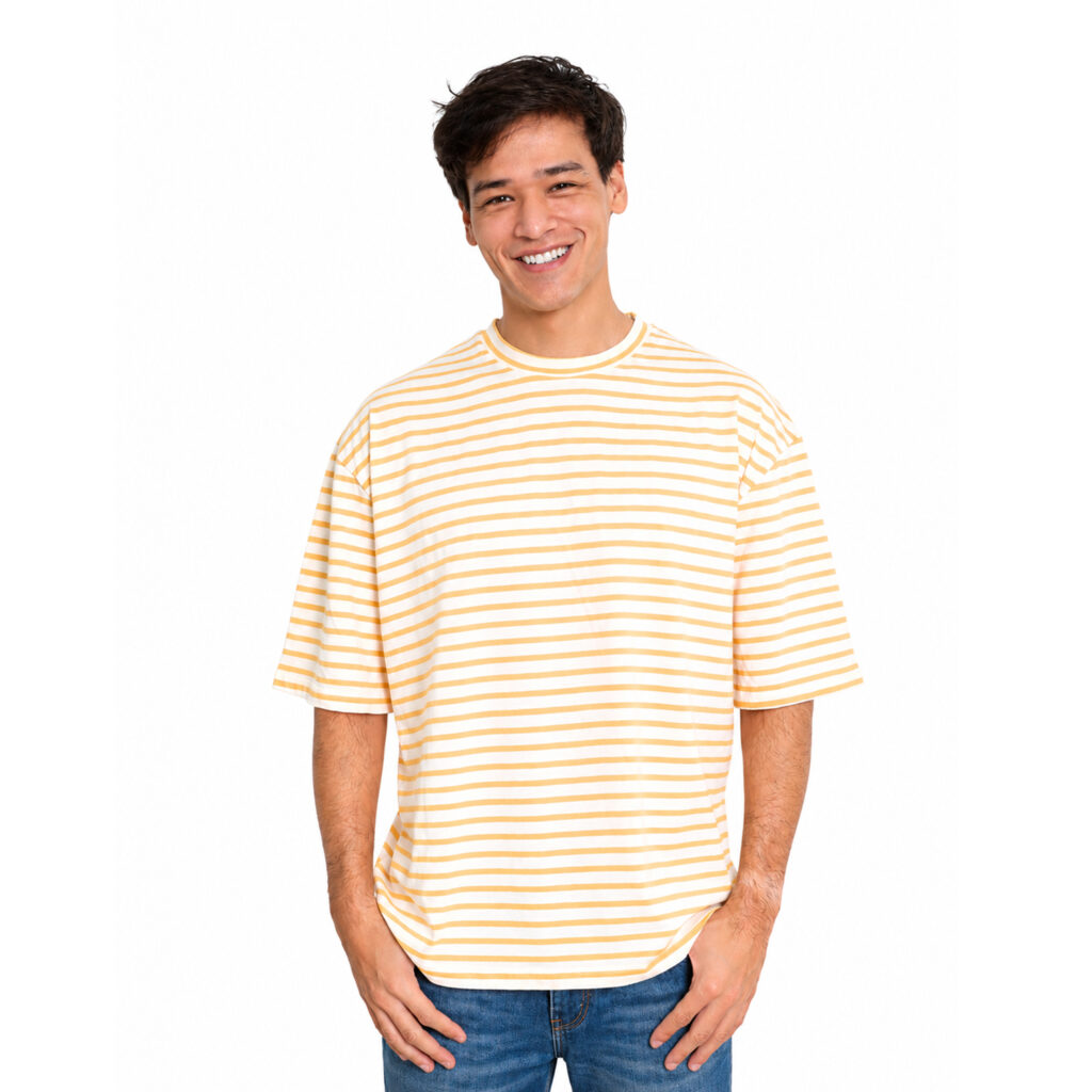 Fixed Strip Tee Yellow