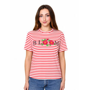 Short Sleeve Tee Strip Red