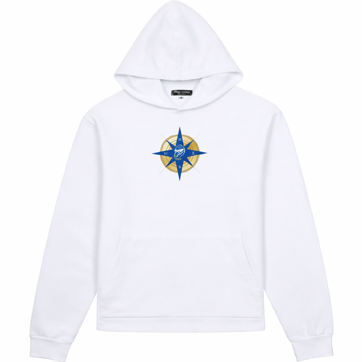 Hoodie White Mens