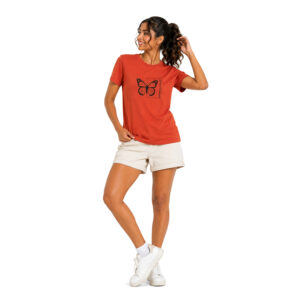 Short Sleeve Tee Shirt Orange