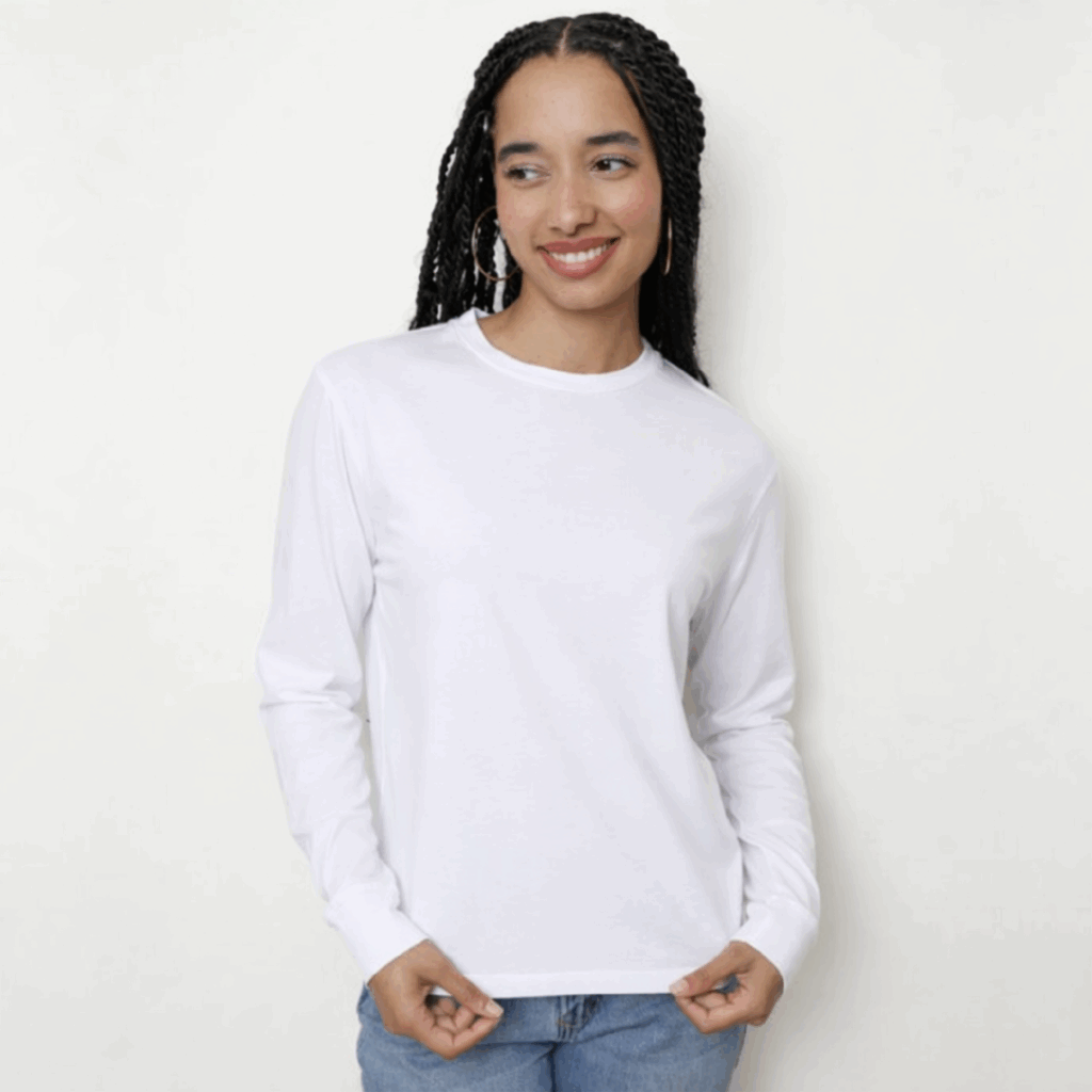 Long Sleeve Tee – White