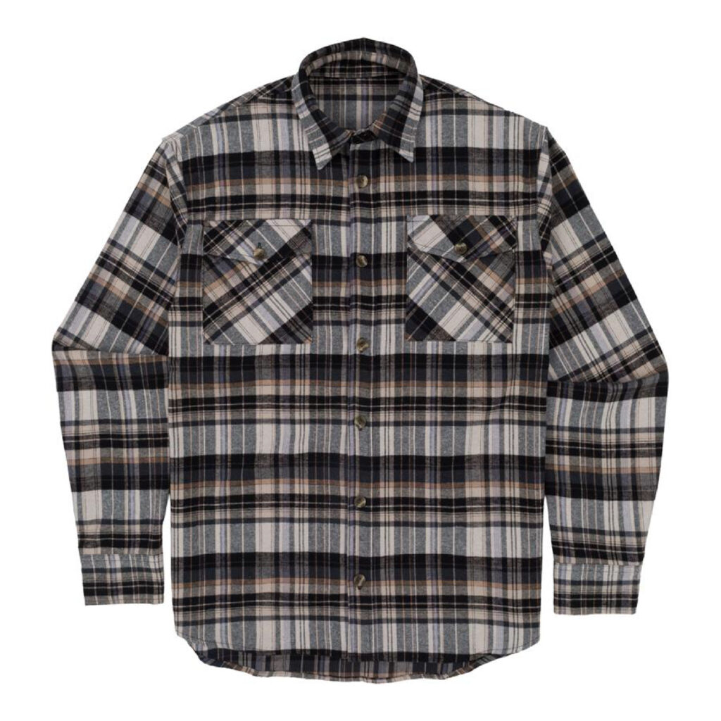 Shirt Black Check Mens