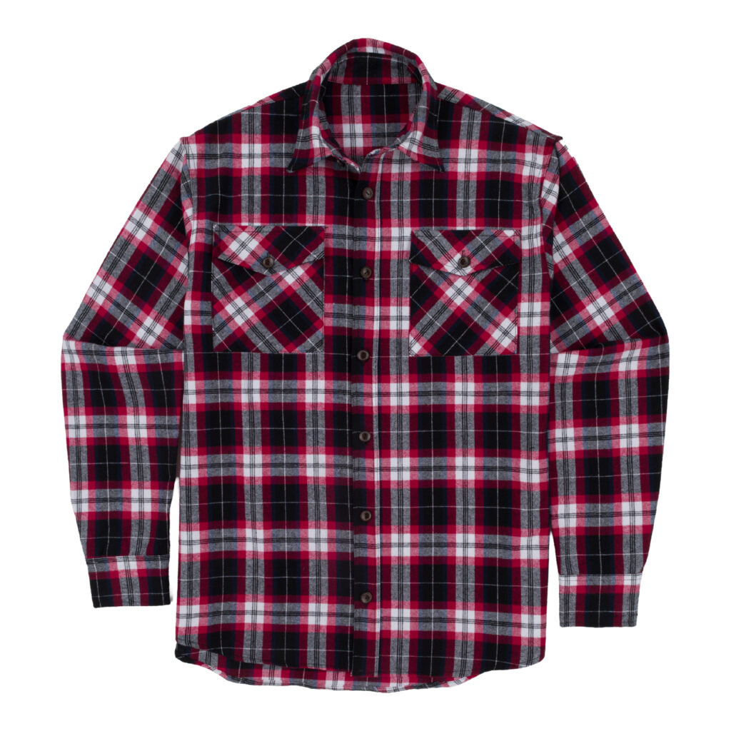 Shirt Red Check Mens