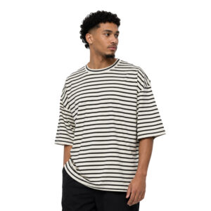 Loose Tshirt Black Strip Mens