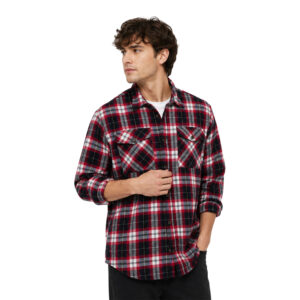 Shirt Red Check Mens