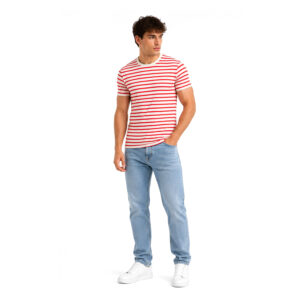 Tshirt Red Strip Mens