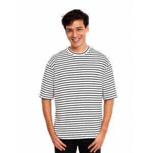 Fixed Strip Tee Black