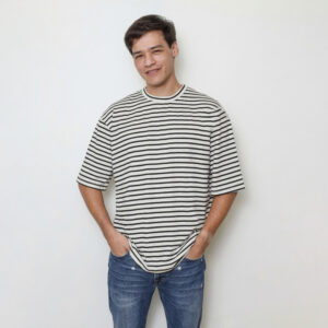 Fixed Strip Tee Black