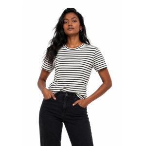 Fixed Strip Tee Black