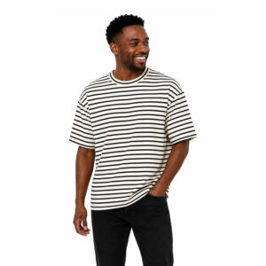 Fixed Strip Tee Black