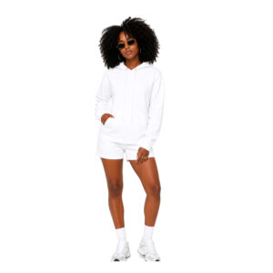 Hoodie White Womens