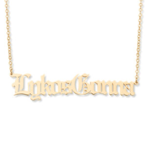LykosGonna Signature Nameplate Chain