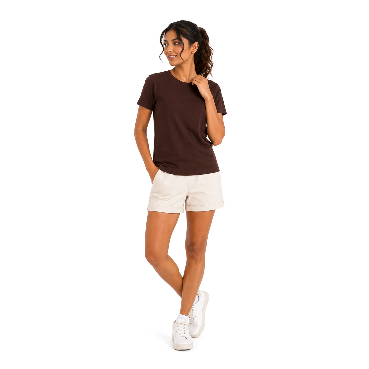 Tee Shirt brown front